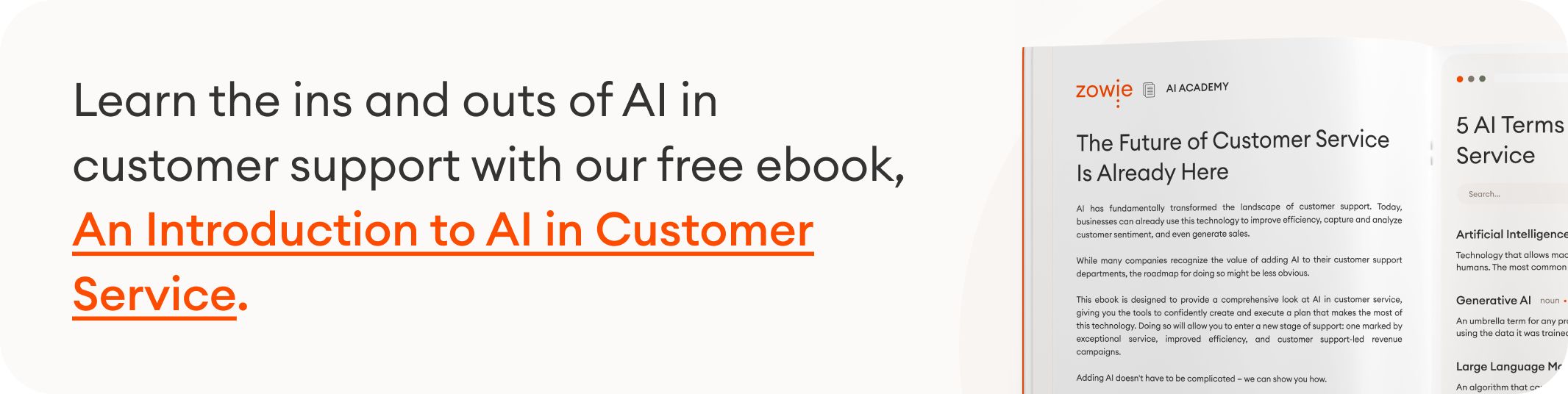 learn the ins and outs of AI in customer support with our free ebook, An Introduction to AI in Customer Service