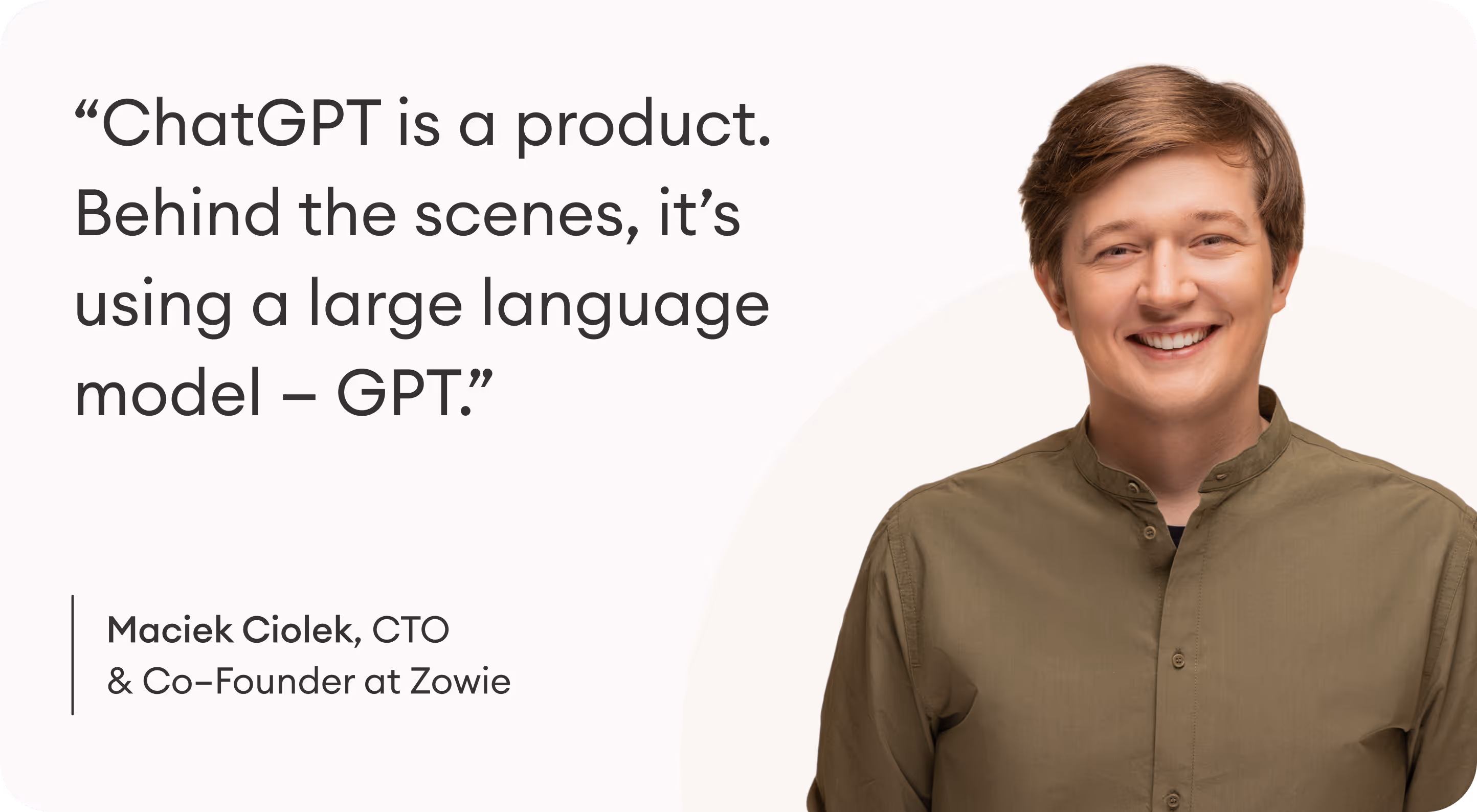 chatGPT is a product. It's using a large language model — GPT.