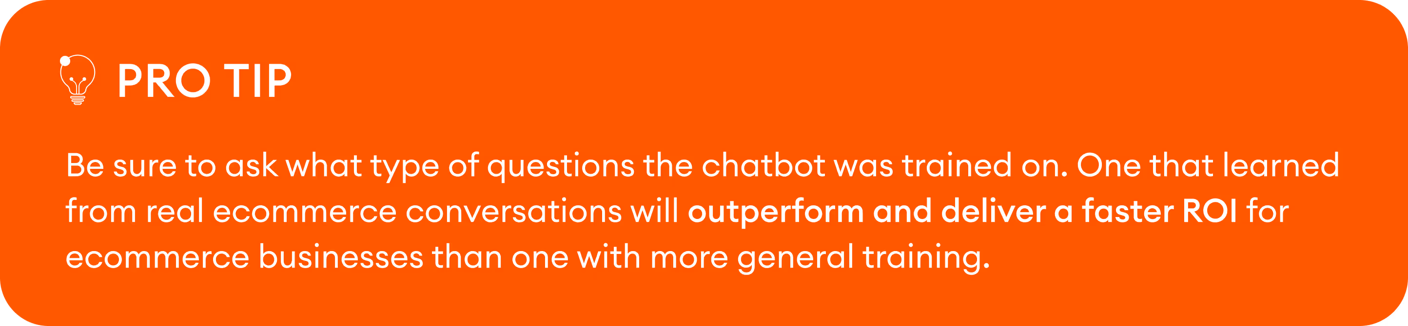 pro tip: ask what type of questions the chatbot was trained on