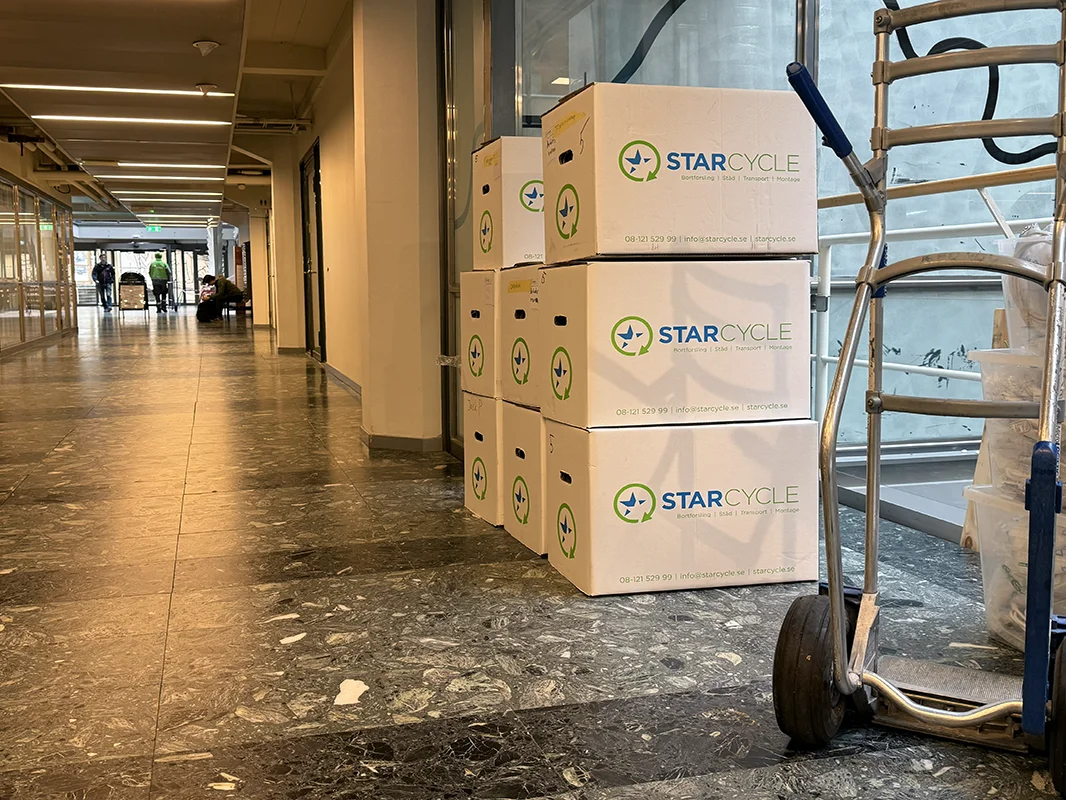 Städning efter tömning