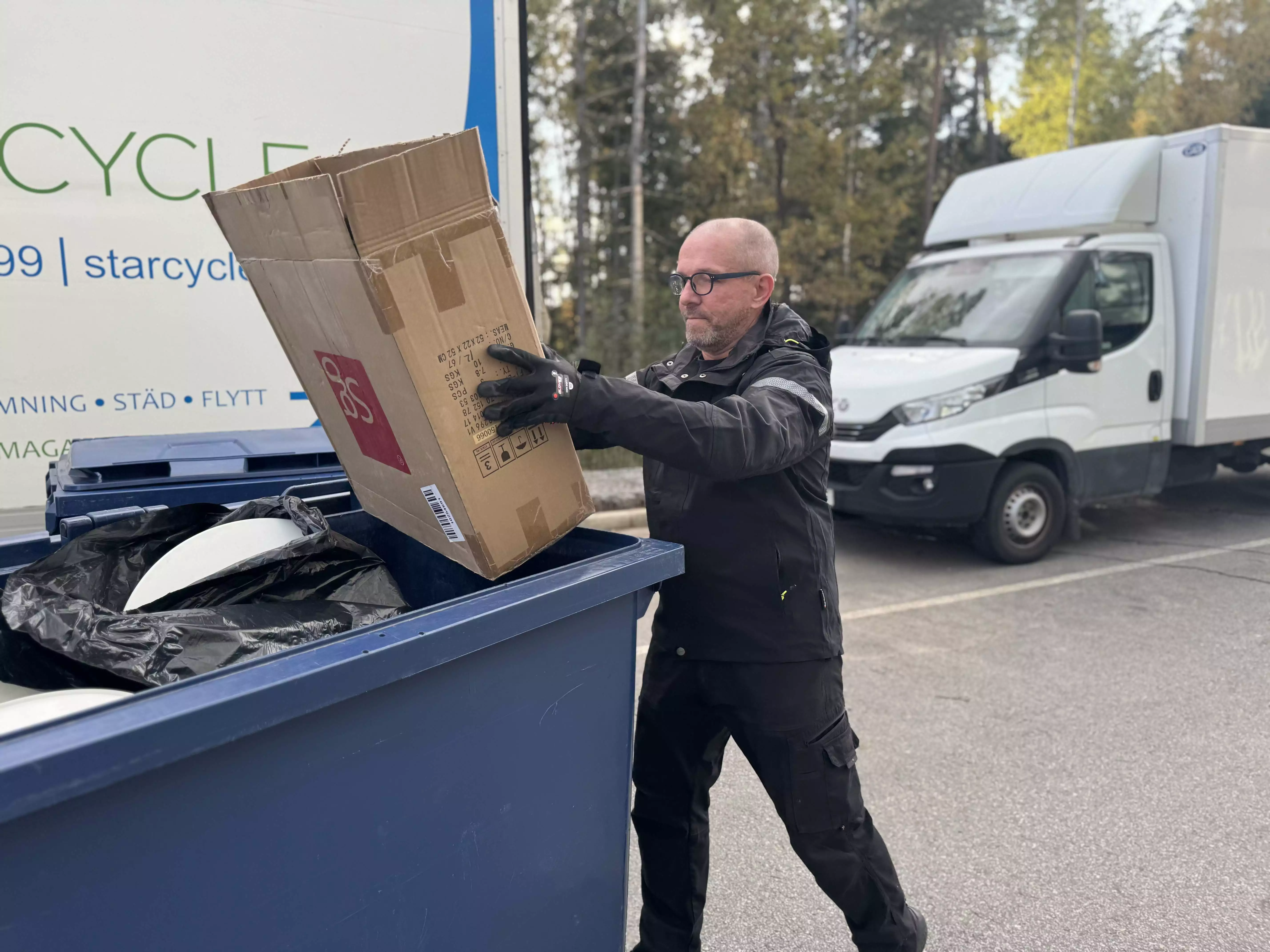 Varje flytt vi hanterar kombineras med lösningar som minskar avfall och ger material ett nytt liv.