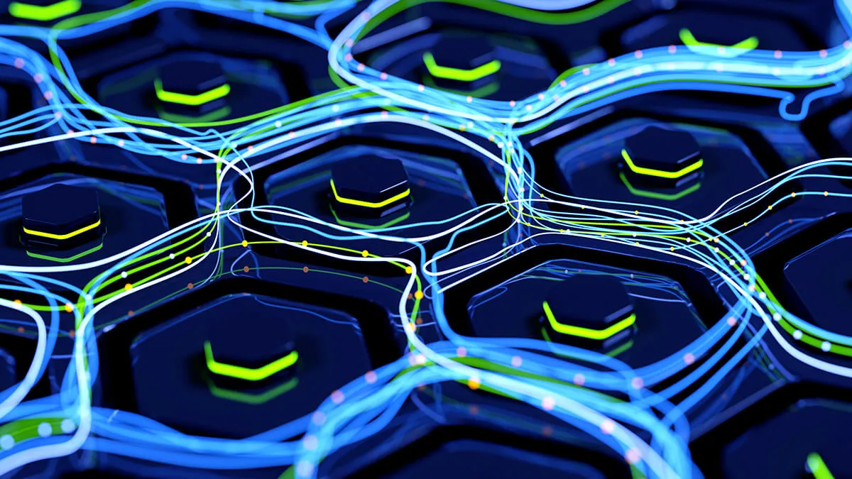 Abstract data, showing movement