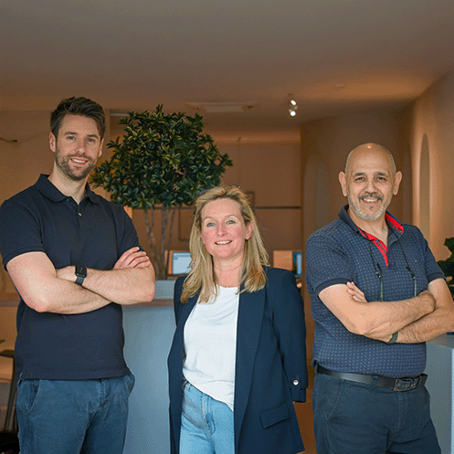 Portretfoto van ons team badkamerspecialisten.