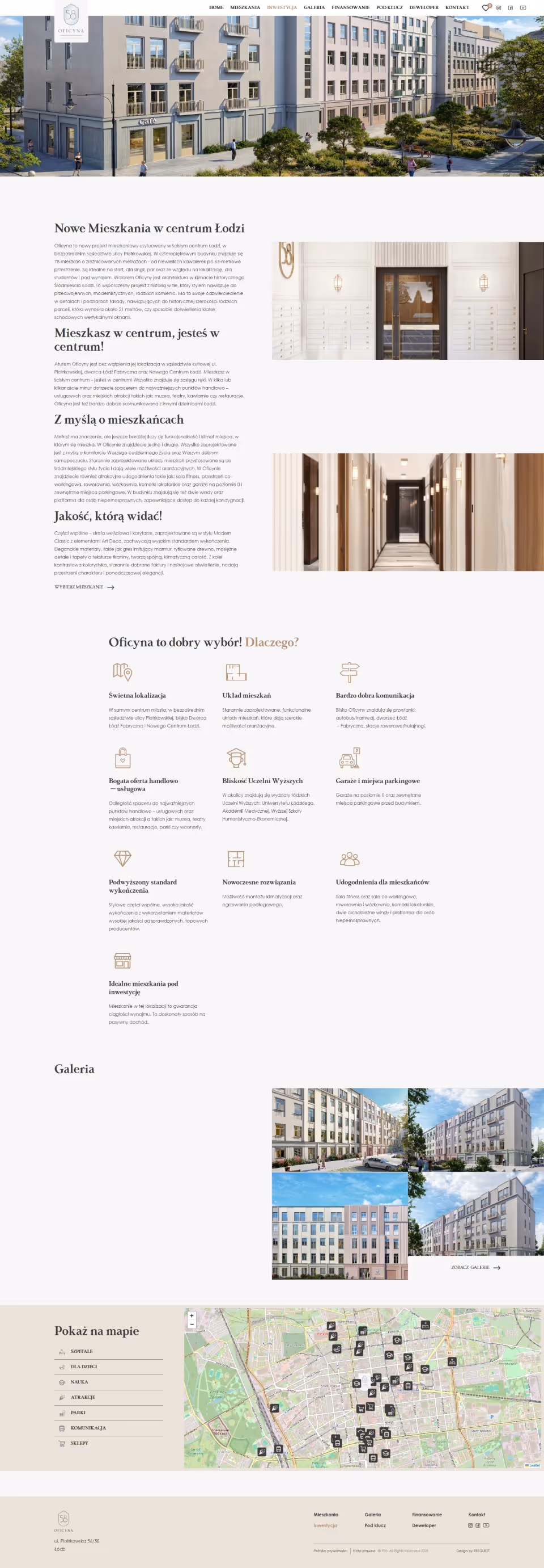 oficyna strona internetowa showcase