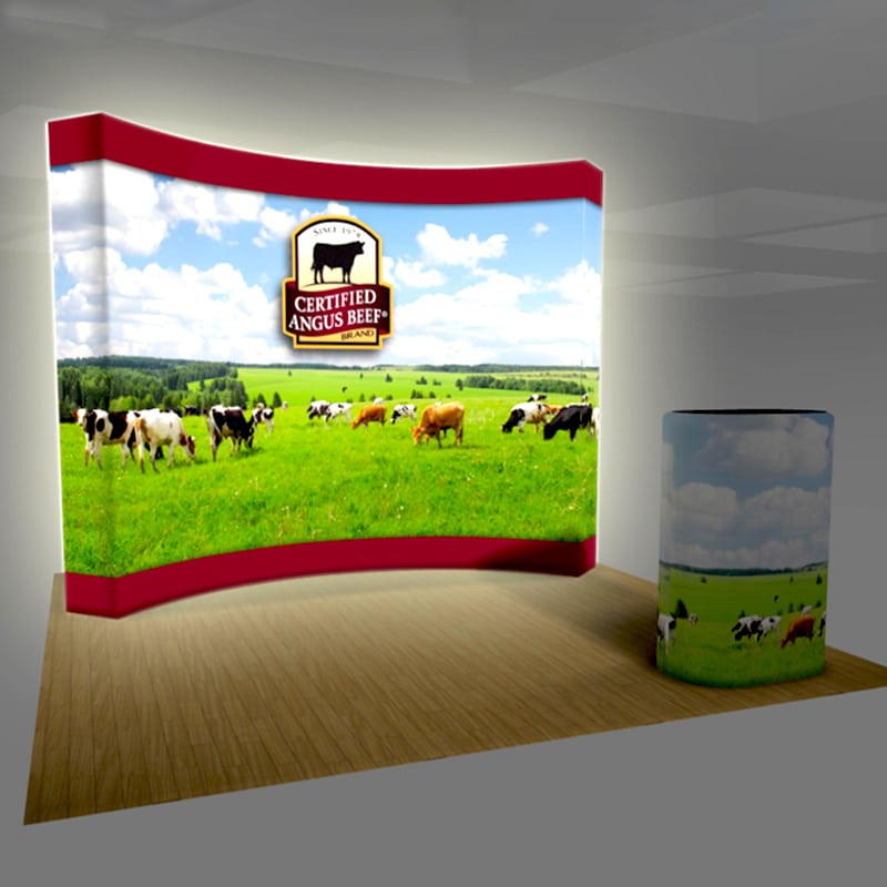 10 Foot Curve LED Vburst Display
