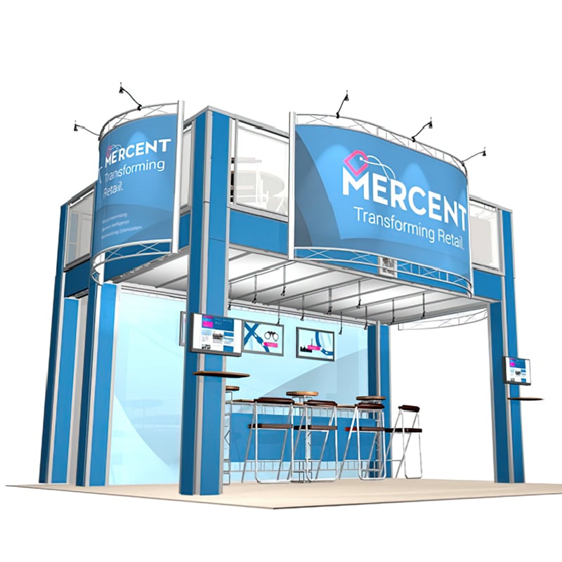 20 x 20 Double Deck Display Mercent