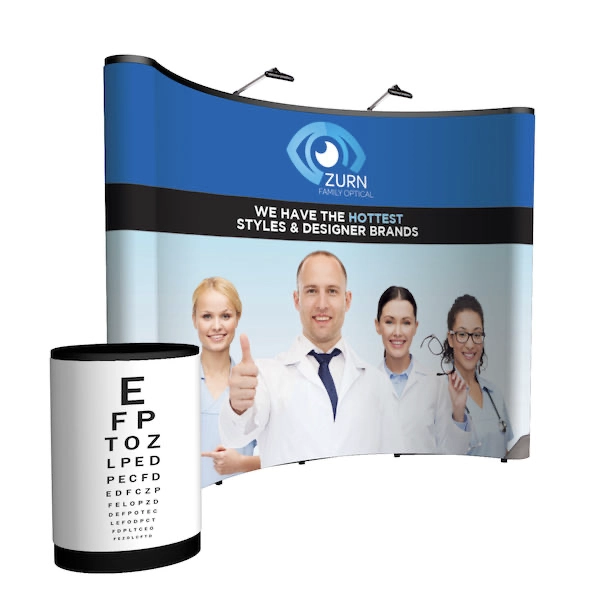 10 Curved Popup Display Arise