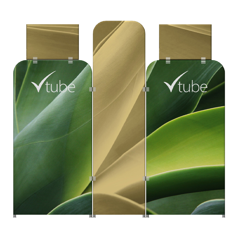 10' VTube Double-Sided Tube Frame Display Kit A