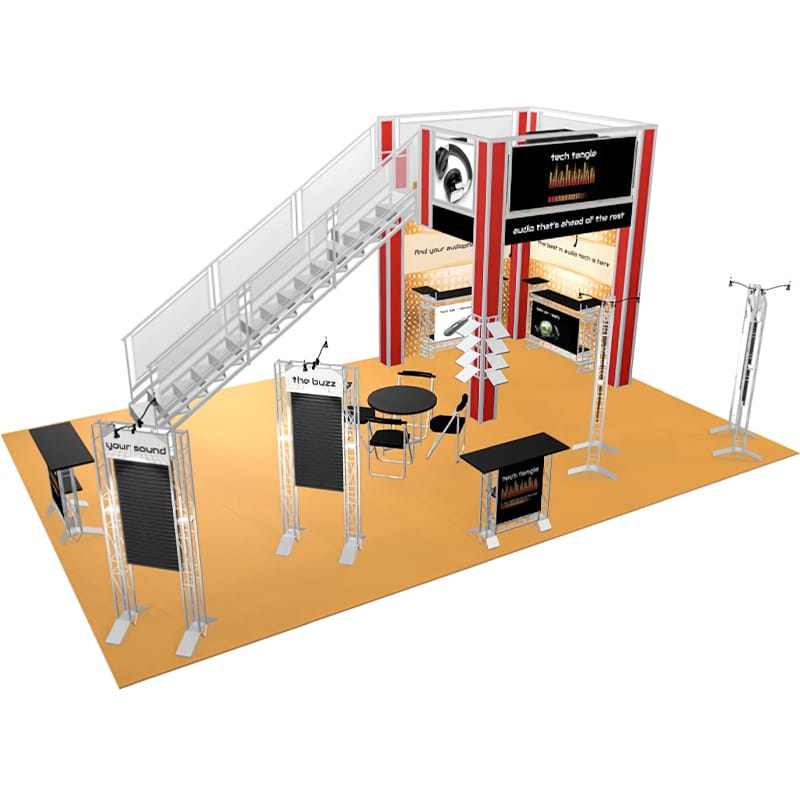 20 x 30 Double Deck Display Tech Tangle
