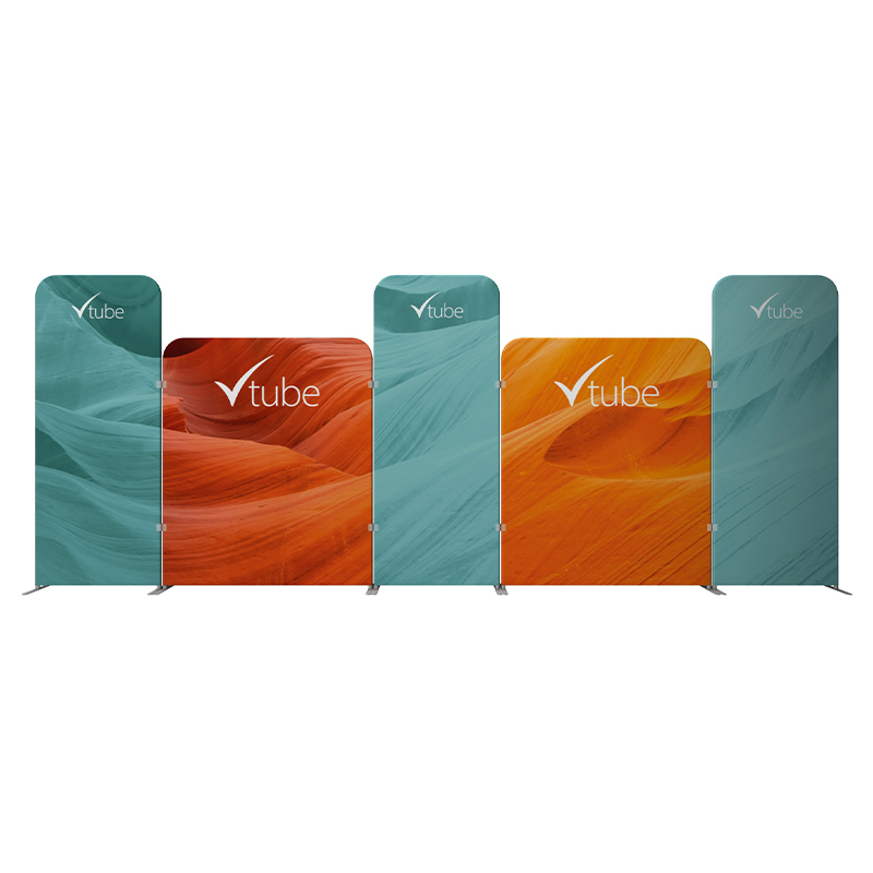 20' VTube Double-Sided Tube Frame Display Kit A