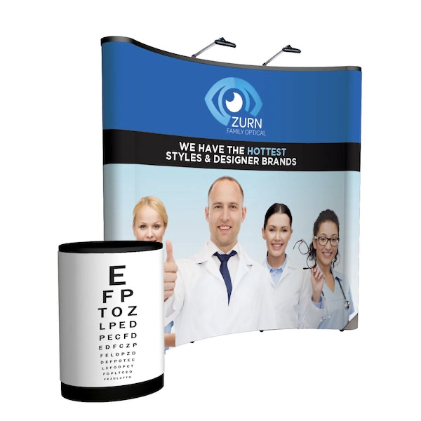 8 Curved Popup Display Arise