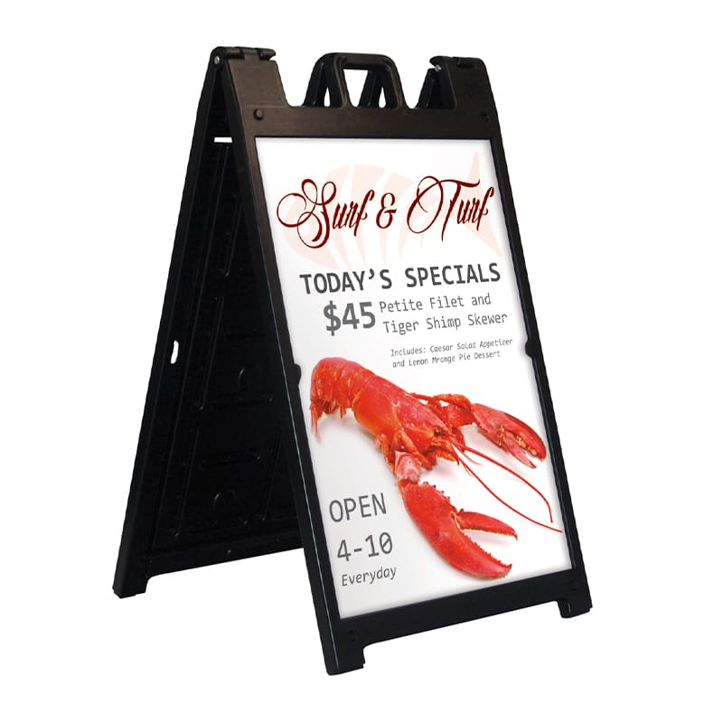 Black Deluxe a Frame Signacade