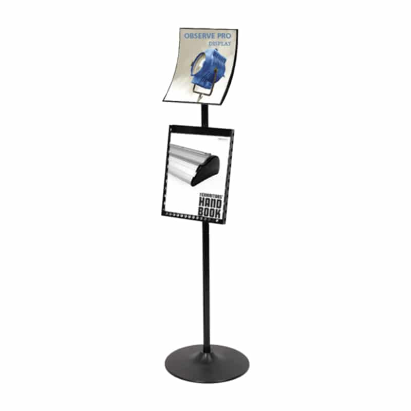 Light Sign with Literature Holder Observe Pro