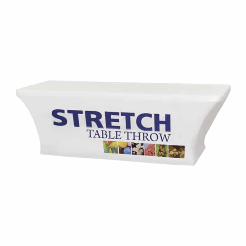 Stretch Fitted Table Throw 4 Ft
