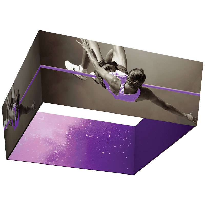 Formulate Master 3D Tapered Square Hanging Structure Double Sided with Blocker