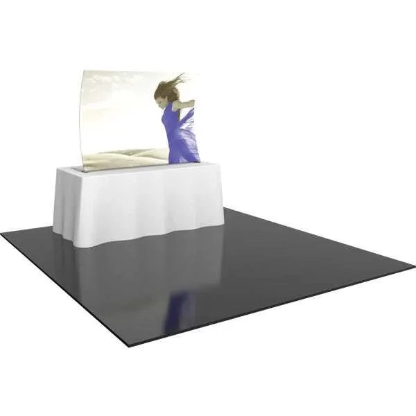 Vertical Curved Table Top Display