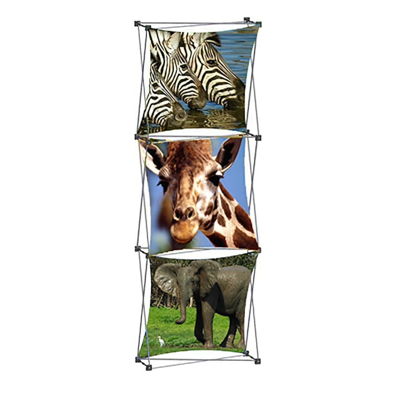 1x3 Fabric Display Double Sided