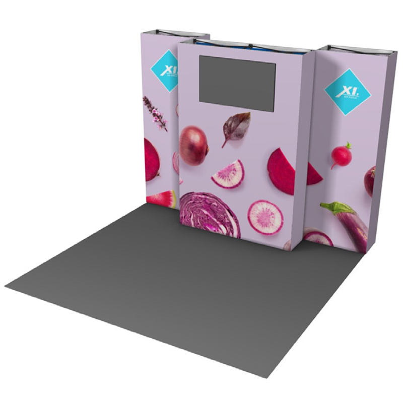 10’ Backlit SEG Display Kit D – X1s Pop-Up Lightbox System