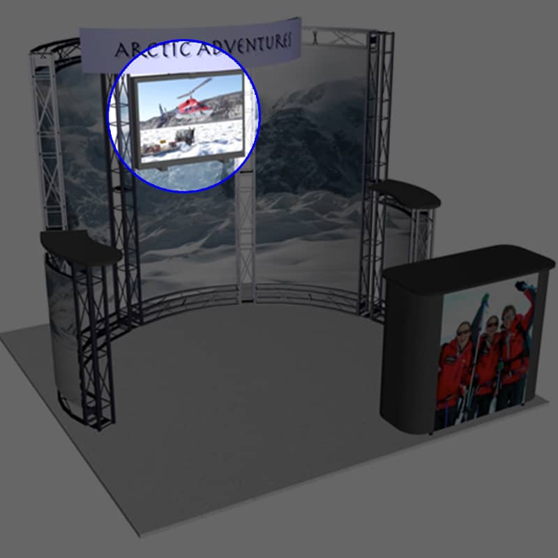 Trade show display product photo