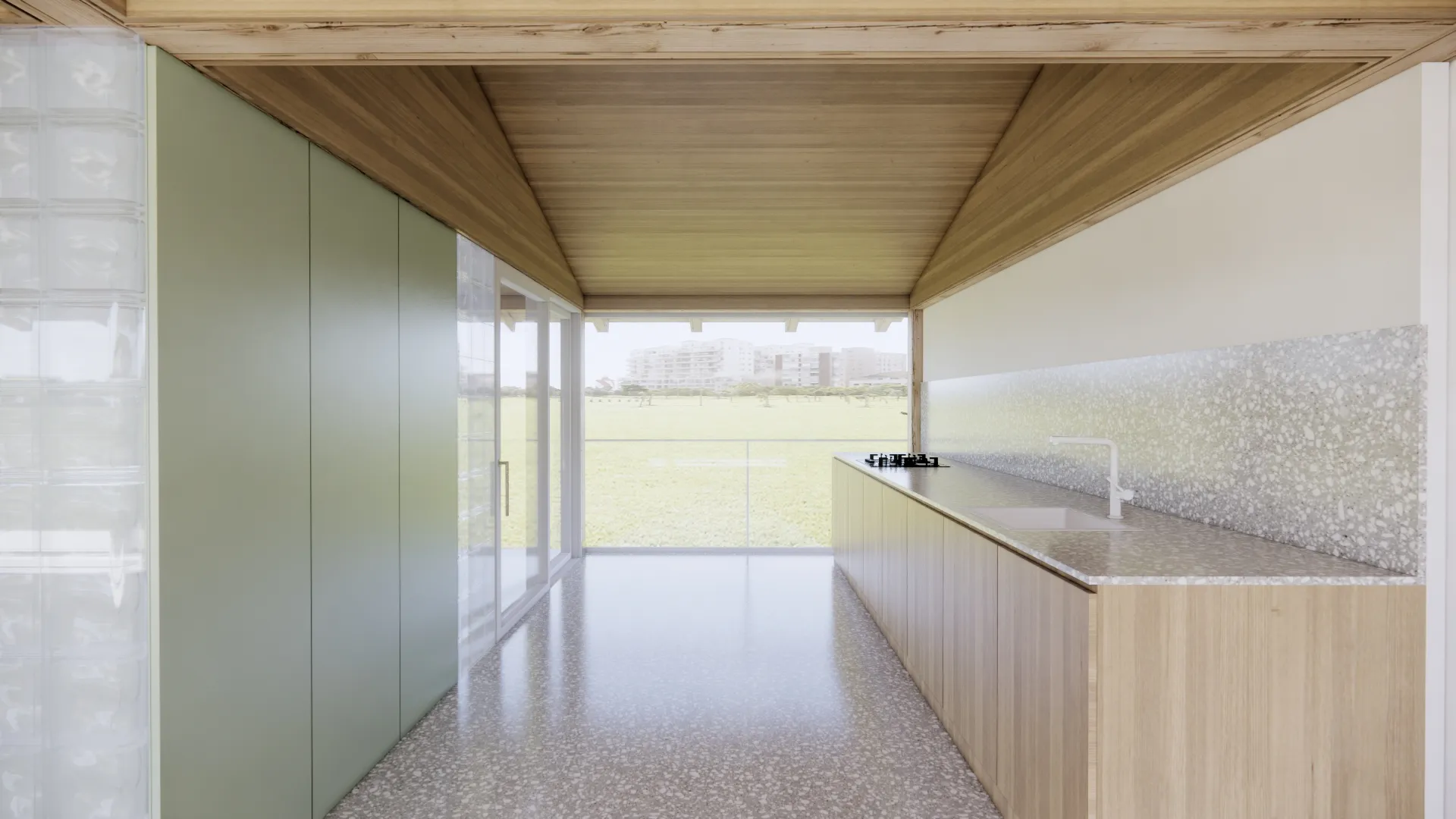 perspektivni pogled - vizualizacija kuhinje