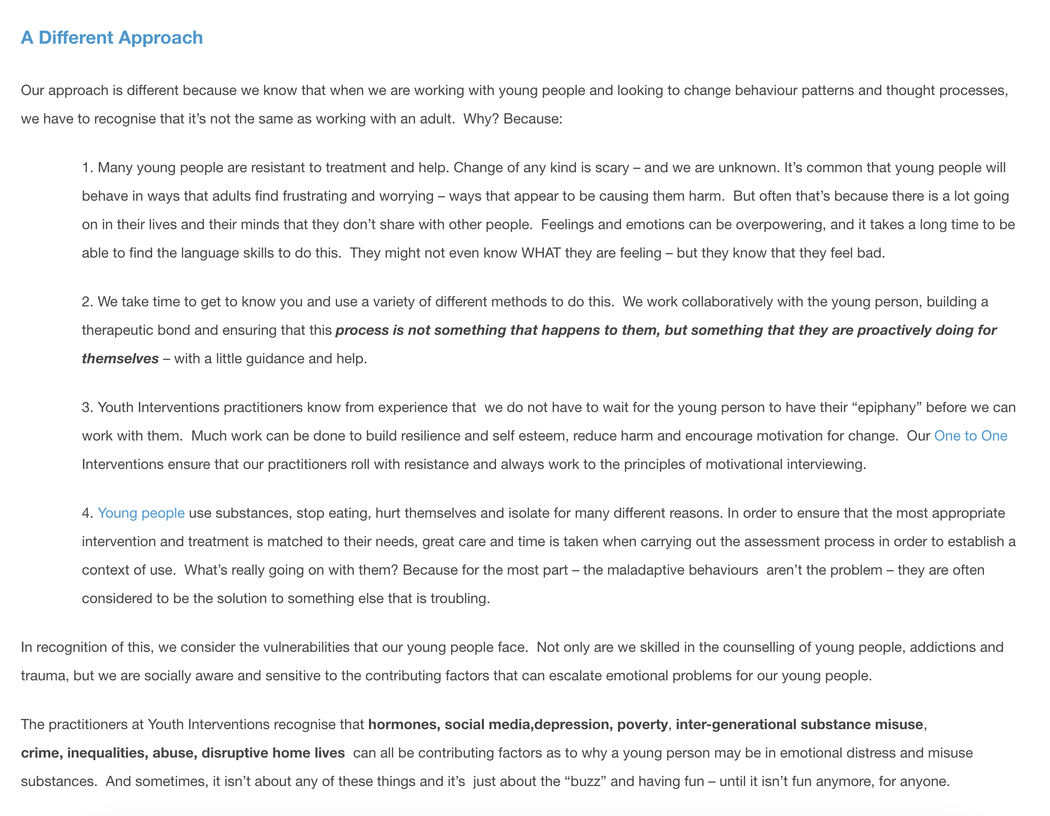 screenshot of the original website, with several paragraphs in grey writing on a white background.