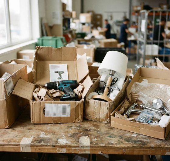 Retours clients en cartons ouverts
