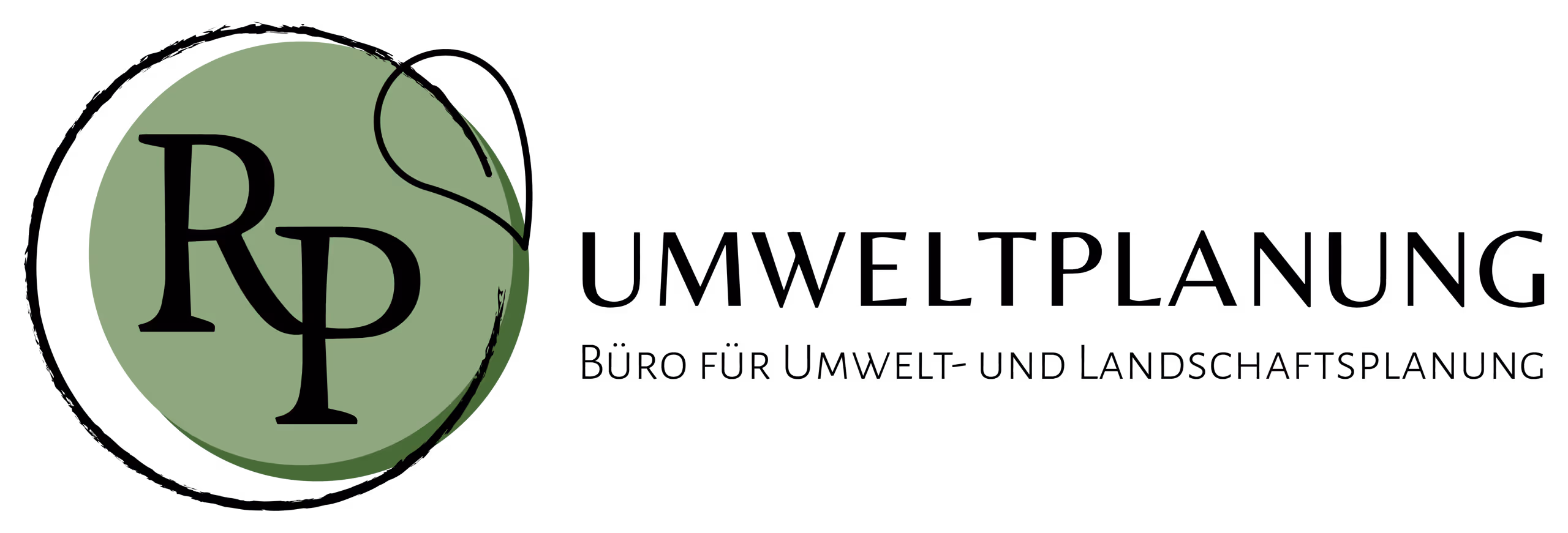 Logo with letters RP in black inside a green circular shape with an abstract leaf outline beside the text Relume Studio.