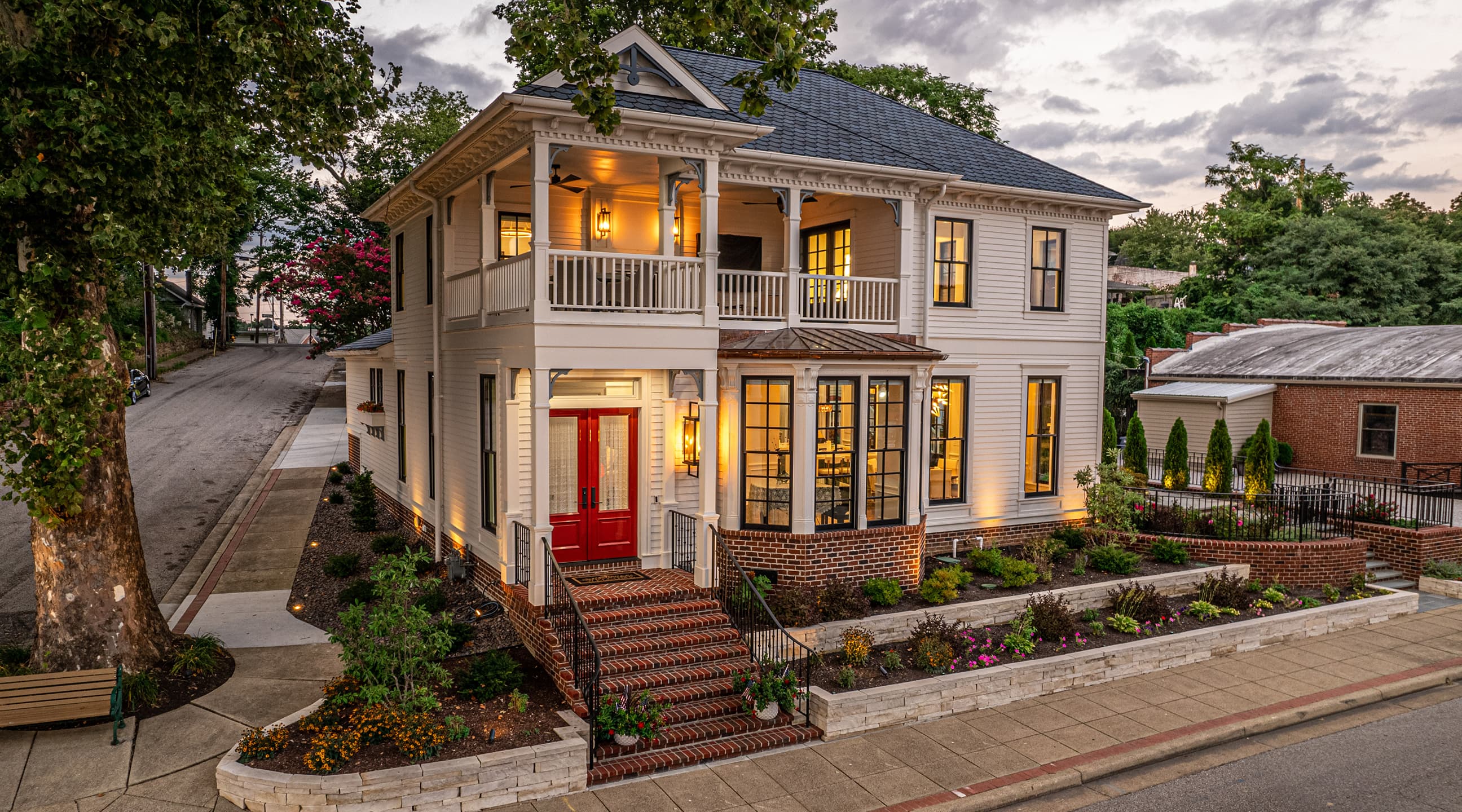 Modern Victorian style house.