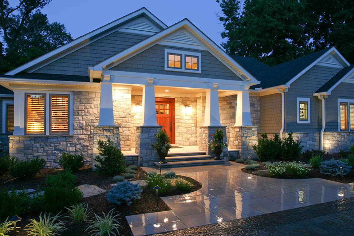 Craftsman style house.