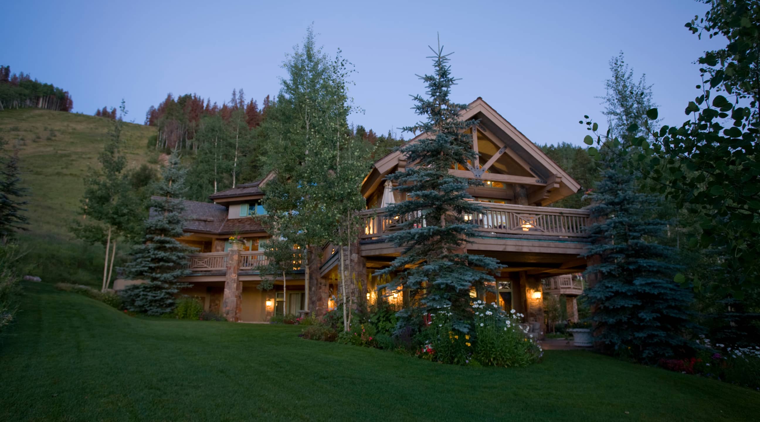 Colorado Ski Lodge style house.