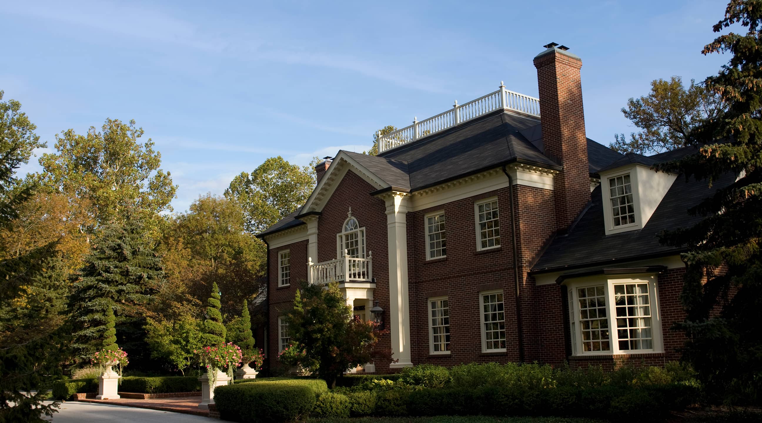 Georgian style house.