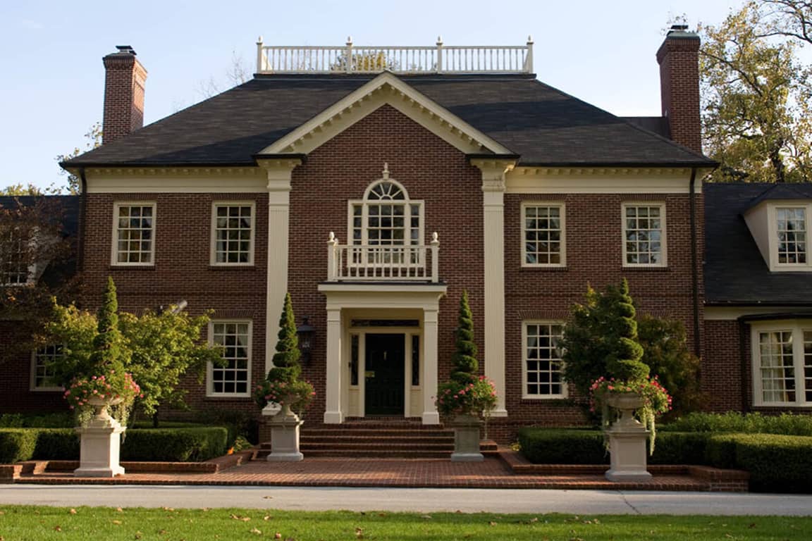 Georgian style house.