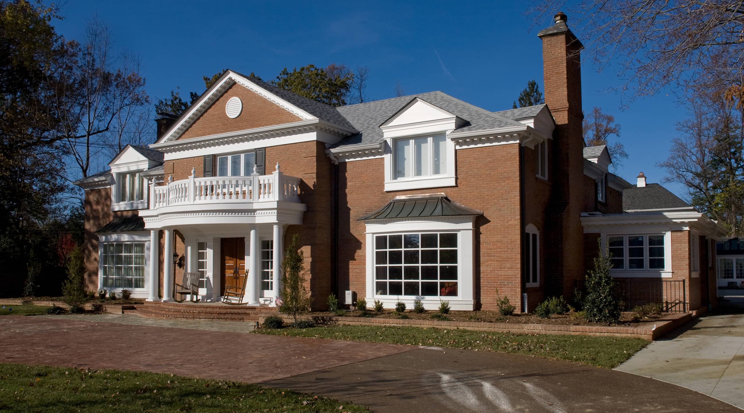 Early Classical Revival style house.
