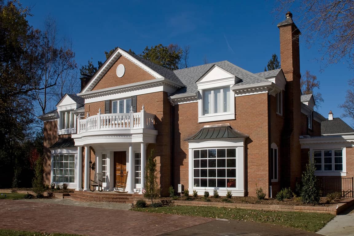 Early Classical Revival style house.