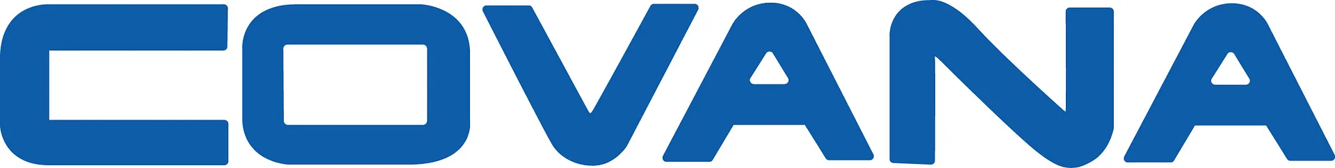 Covana-Logo in blauer Schrift auf weißem Hintergrund