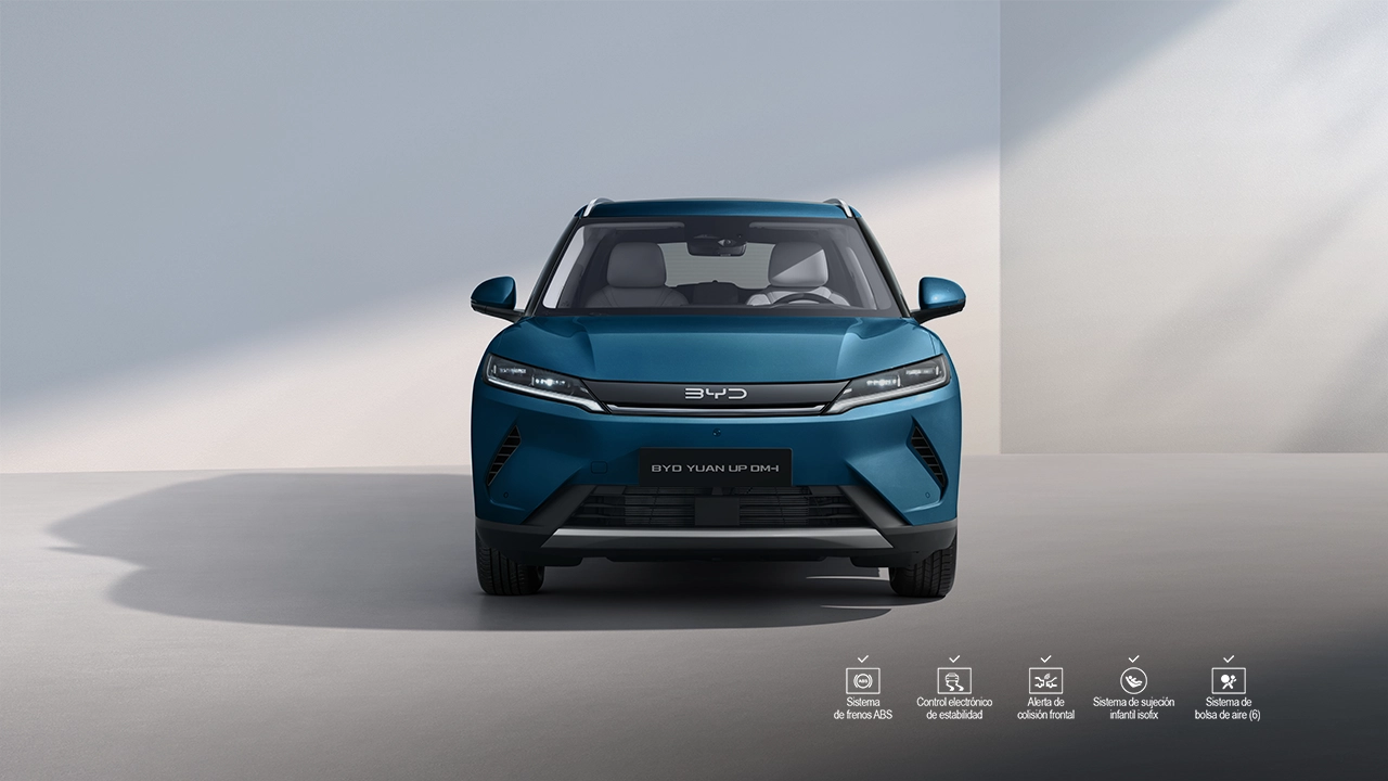 BYD YUAN UP DM-I, vista exterior - Codinova