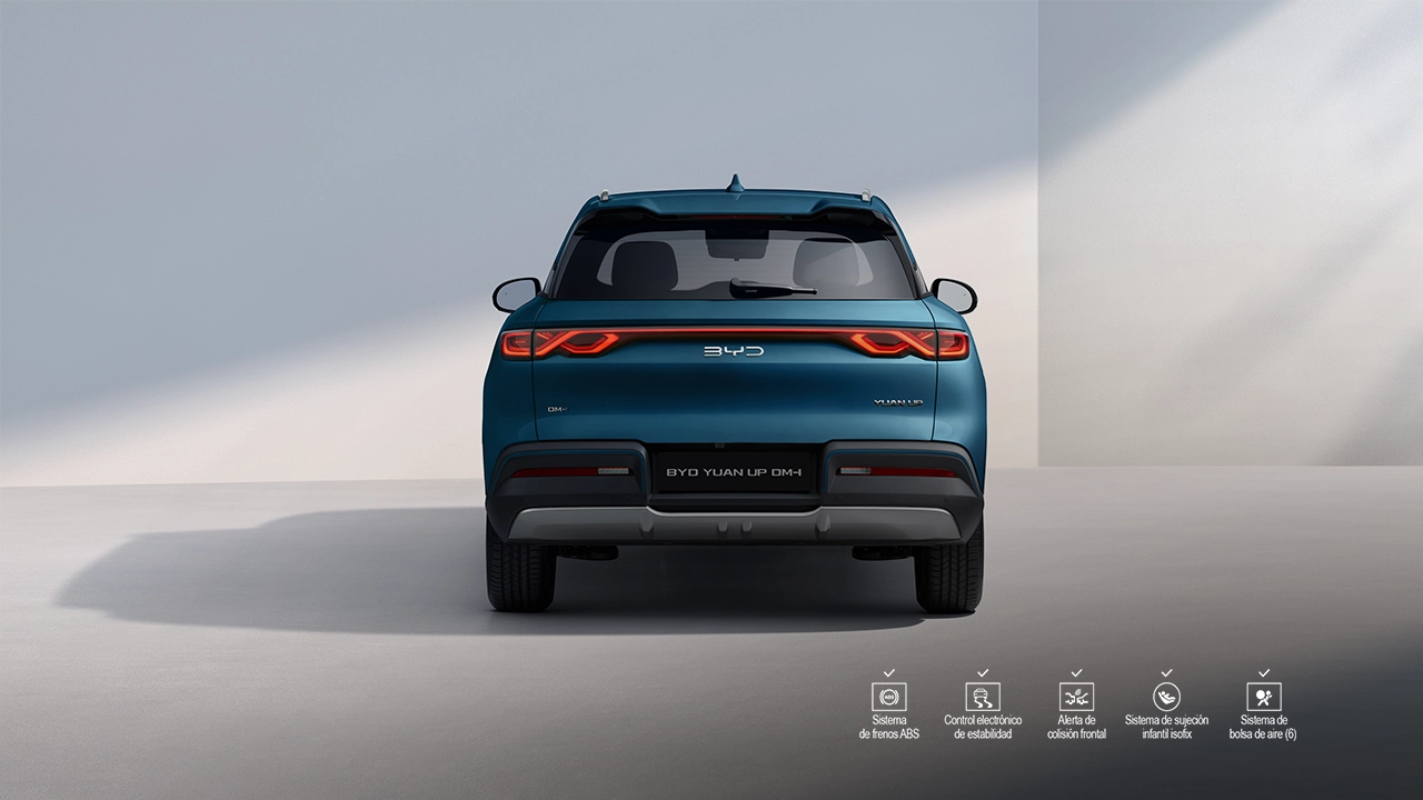 BYD YUAN UP DM-I, vista exterior - Codinova