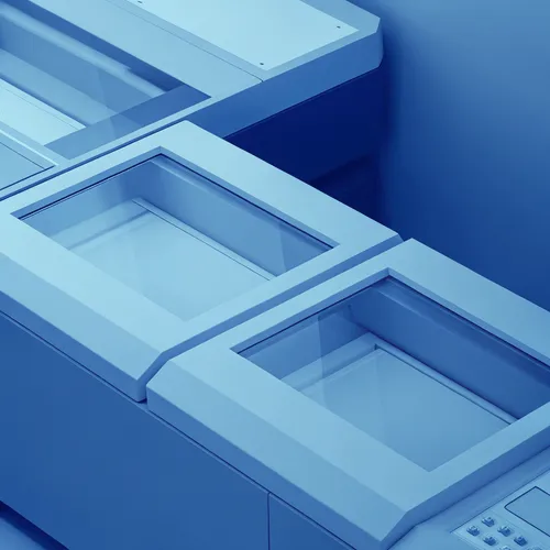 An illustration of digital printers