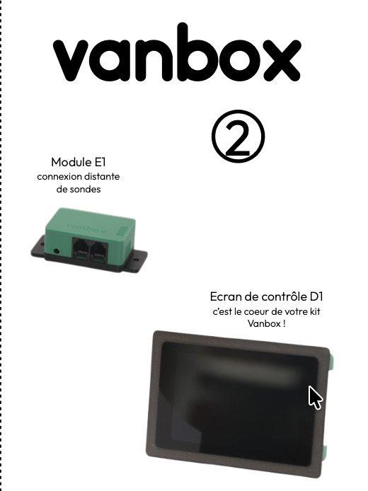Kit démarrage Vanbox écran tactile 3.5"