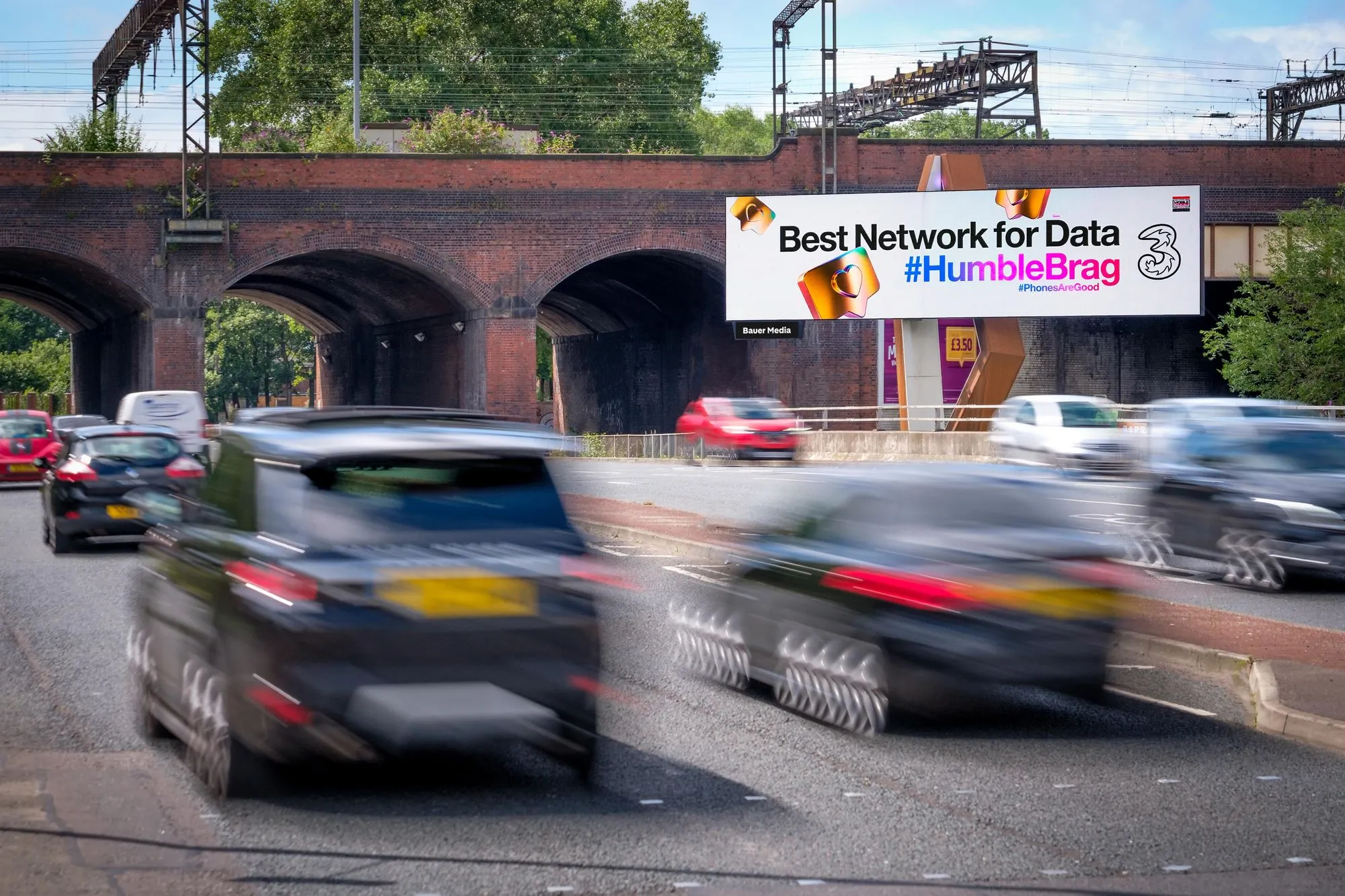 Storm DOOH advertising for 3 Mobile