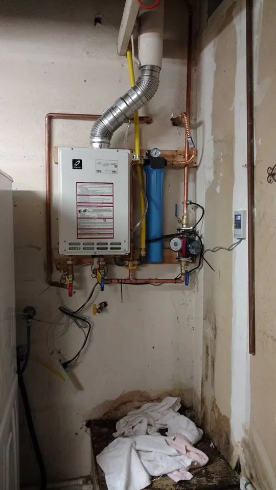 Tankless water heater and gas line installation service in Murrieta CA.