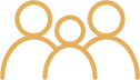 Simple gold line art diamond icon.