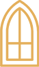 Gold Icon of a feather inside a square frame for comfort