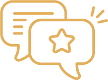 Gold Icon depicting a family tree