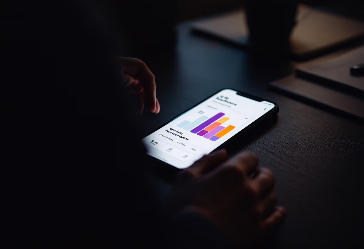 interface image of employee interacting with hr software