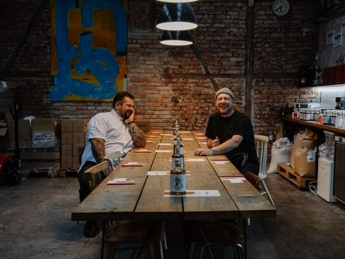 Five minutes at a table at Masaryčka