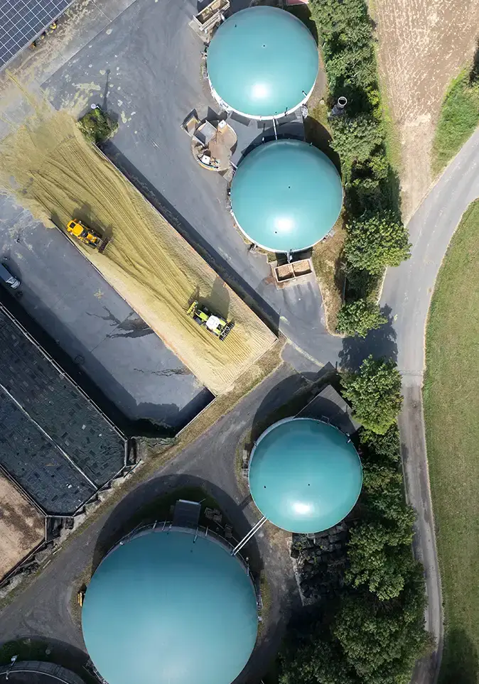 Blockheizkraftwerke der Gutsverwaltung Schönfelder Hochland zur nachhaltigen Energieproduktion