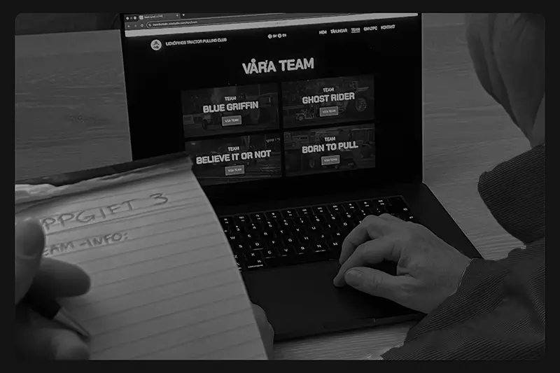 A man doing user tests on LTPC website