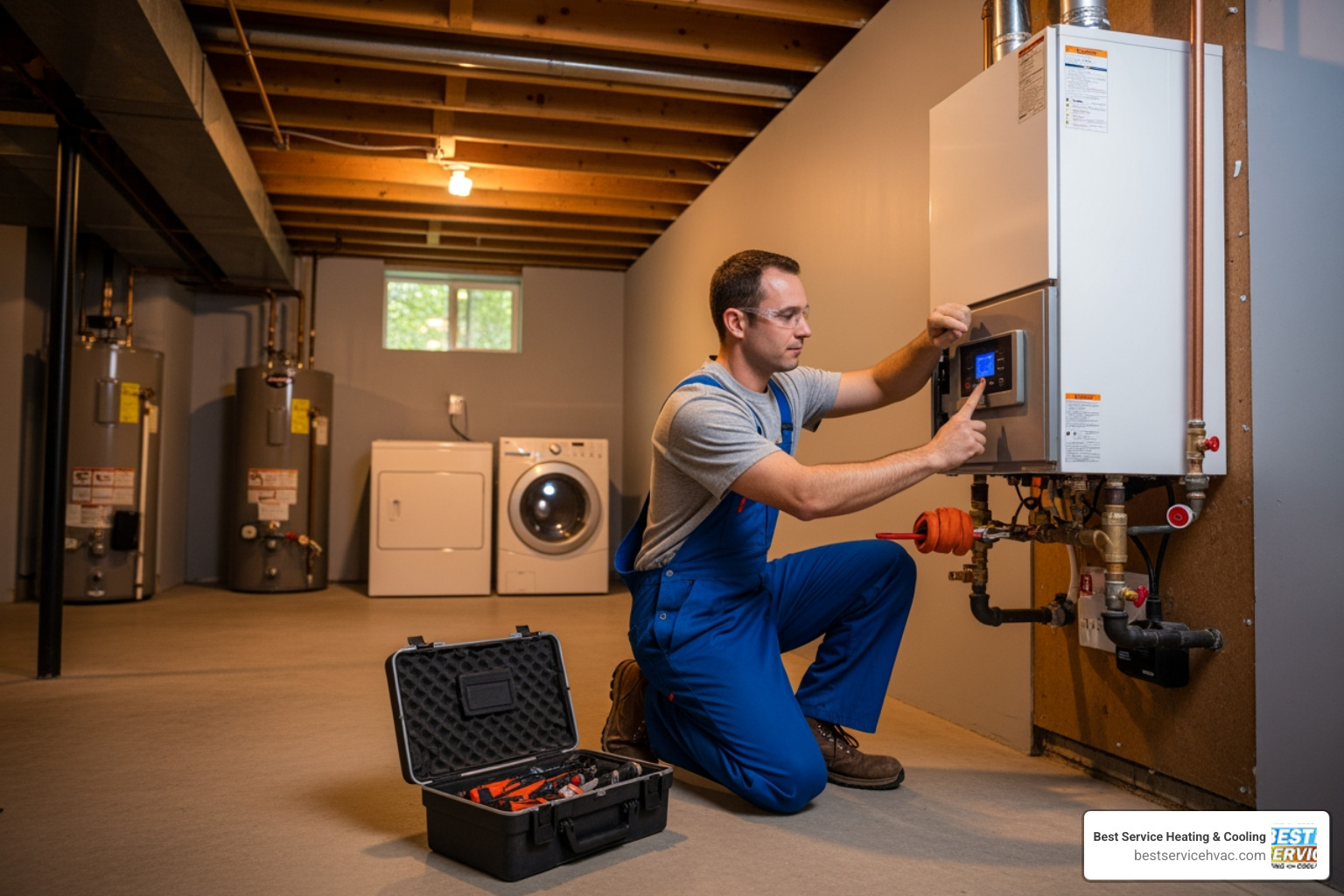 Professional boiler system in home basement - best boiler maintenance in columbus, oh Professional boiler system in home basement - best boiler maintenance in columbus, oh