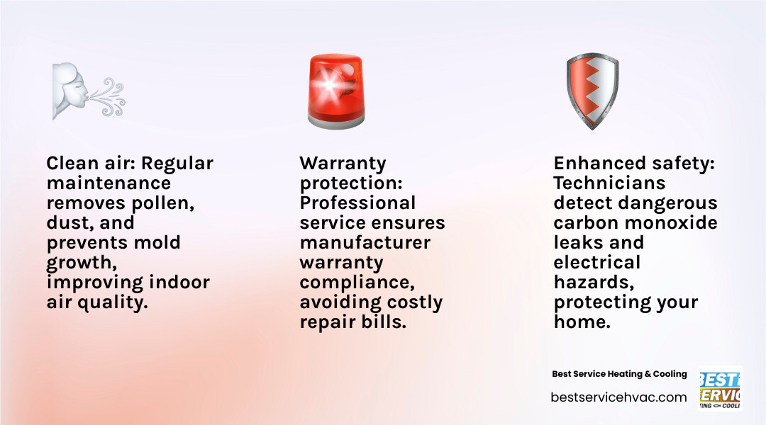 Infographic explaining how HVAC filtration and maintenance improve indoor air quality - benefits of regular hvac maintenance Infographic explaining how HVAC filtration and maintenance improve indoor air quality - benefits of regular hvac maintenance